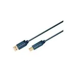 ClickTronic 3m USB 2.0 A/B m/m 3m USB A USB B sinine USB-kaabel (70097)