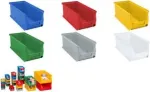 Hoiukast allit 456292 125&times;150&times;320 mm kollane &mdash; plastist detailide organiseerija