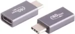 ShiverPeaks BS13-60004 USB 4.0 adapter, USB-C isane &ndash; USB-C emane, metallist