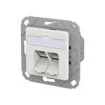 METZ CONNECT Connection Socket E-DAT C6A LSA++ 2 Port UPk verkehrswei