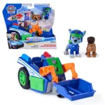 PAW Patrol: Search & Rescue, Rocky Rescue Recycler s&otilde;iduk 2 figuuriga, m&auml;nguauto tagasit&otilde;mbej&otilde;uga, laste m&auml;nguasjad poistele ja t&uuml;drukutele alates 3. eluaastast