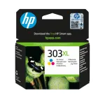 HP 303XL suure saagisega kolmev&auml;rviline originaaltindikassett, ts&uuml;aan, magenta, kollane, 1 tk, 415 lehek&uuml;lge