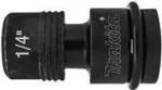 Makita - Bit-Adapter - 1/2 - Six-Point - 1/4 - Pikkus: 51 mm - for Makita DTW1002, DTW181, DTW700, DTW701, TW141, TW161, CXT TW161 (B-68448)