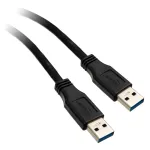 USB 3.2 Gen.1 kaabel Type A-pistik / A-pistik InLine 35215 must 1,5 m