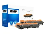 KMP DOUBLEPACK B-T57D - 2er-Pack - Schwarz - kompatibel - Tonerpatrone (Alternative zu: Brother TN242BK) - f&uuml;r Brother DCP-9017, DCP-9022, HL-3142, HL
