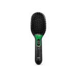 Paddle hairbrush BRAUN BR710 for adults, Must and roheline, 175 g