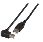 USB-kaabel EFB Elektronik K5260SW.1,8 1.8m USB A USB B Must