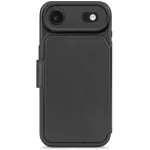 Decoded Leather Detachable Wallet with MagSafe for iPhone 17 Air, Black