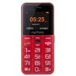 myPhone Halo Easy 4,32 cm (1,7 inch) 70 g Hall, Punane Sisenemistase telefon