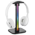 MOZOS D11 RGB LED k&otilde;rvaklappide alus USB-hubi ja helipistikuga