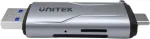 UNITEK SD/microSD-kaardilugeja USB-A 5Gbps/USB-C kosmosehall