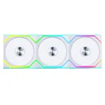 Lian Li UNI FAN SL Wireless 120 ARGB &uuml;mberp&ouml;&ouml;ratud labadega valge 3-pakk