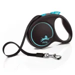 Sisset&otilde;mmatav koerarihm flexi Black Design M &mdash; 5 m pikkus, lindit&uuml;&uuml;p, max koormus 25 kg, ergonoomiline k&auml;epide