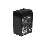 UPS aku Green Cell AGM11 6 V 5 Ah suletud pliiaku (VRLA) &uuml;ksik aku, 70&times;100&times;47 mm, 780 g