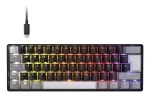 Corsair CLIPPER PRO MINI 60 Hall Effect 60% juhtmega USB magnetl&uuml;lititega QWERTZ must m&auml;nguklaviatuur