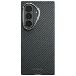 PITAKA Edge Case Samsung Galaxy Z Fold 8 Ultra jaoks &ndash; Aramidkiust kaitsekate, must/hall (Overture Black)