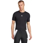 Meeste adidas Techfit l&uuml;hikeste varrukatega T-s&auml;rk must JP4674 S