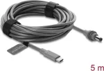 Delock USB Type-C - DC 5,5 x 2,1 mm toitekaabel Starlink Mini jaoks, 5 m, hall (91822)