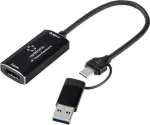 Renkforce RF-4KVC-100 videop&uuml;&uuml;dmise s&uuml;steem USB Plug and Play 4K HDMI to USB 3.0 Full HD 1080p60 p&uuml;&uuml;dmiskaart RF-6048350