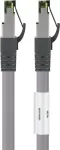 Wentronic Goobay CAT 8.1 patch-kaabel, S/FTP (PiMF), hall, 20 m - LSZH, halogeenivaba, vask AWG 24 (55143)