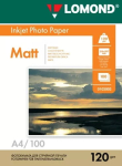 Lomond 0102003 mattpaber tindiprinteritele 120 g/m&sup2; A4 100 lehte