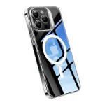 Torras UPRO Lstand Clear-Mag telefoni&uuml;mbris iPhone 15 Pro jaoks &mdash; l&auml;bipaistev magnetiline L-aluse disain