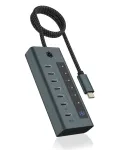 ICY BOX IB-HUB1457-C31 USB 3.2 Gen 1 (3.1 Gen 1) USB-C 10000 Mbit/s Sinine, Hall