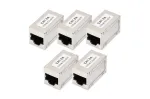 Digitus CAT 6A varjestatud modulaarsed &uuml;hendusadapterid, 5 tk, RJ-45, kullatud kontaktid