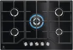 Electrolux KGG75362K Must sisseehitatud 75 cm Gaasipliit 5 tsooni
