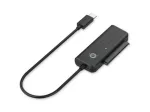Conceptronic ABBY02B USB-C&ndash;SATA adapter, 2,5 tolli, USB 3.2 Gen 1 5 Gbit/s, 0,2 m, must