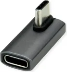 ROLINE USB4 40G Type C Adapter ST/BU 90&deg; coiled Alu (12.03.2933)