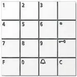 Siedle COM 611-02 W - Klaviatuur - Valge - Siedle - 140 mA - 99 mm - 27 mm (200036516-00)