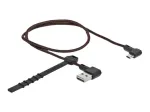 USB-kaabel DeLOCK EASY-USB 2.0 Type-A &ndash; Micro-B-pistik 0,5 m must