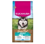 EUKANUBA Teraviljavaba t&auml;iskasvanud suurt&otilde;ulise koera merekala kuivtoit, 12 kg