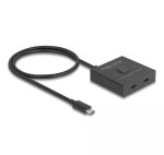 DeLOCK 18911 USB 10 Gbps USB Type-C l&uuml;liti 2-le 1, kahesuunaline, 8K