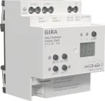 gira DALI Gateway Colour 2f REG KNX Secure &ndash; siinile paigaldatav v&otilde;rgul&uuml;&uuml;s DALI valgustuse juhtimiseks (mudel 211200)