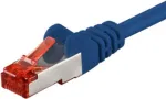 Wentronic Goobay CAT 6 paigalduskaabel, S/FTP (PiMF), sinine, 15 m - LSZH halogeenivaba, vask (68273)