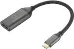 HDMI-adapterkaabel USB-C-pistik 15 cm Must RF-5234038 Punutud varjestus (RF-5234038)