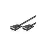 Wentronic goobay - DVI-kaabel - Dual Link - DVI-D (M) DVI-D (M) - 15,0 m - must (93951)