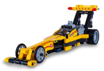 JAMARA CaDA Drag Racing 1:24 ehitusklotside komplekt, kollane