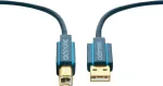 ClickTronic 1,8m USB 2.0 A/B is/is 1,8m USB A USB B sinine USB-kaabel (70096)