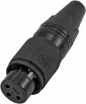 XLR 3-pin socket Omnitronic IP 30208436 &ndash; emane &scaron;assiikonnektor heliseadmetele