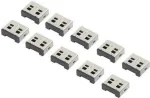 USB-pordi blokeerija Renkforce rf-USBBlocker-02, 10 tk, h&otilde;bedane