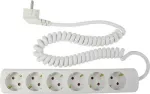Pikendusjuhe AS Schwabe 11461 Schuko 1 tk, valge
