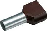Cimco 187708 kaksikotsak 1,5 mm&sup2; osaliselt isoleeritud must 100 tk (187708)