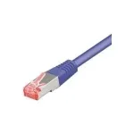 Tecline - paigalduskaabel - RJ-45 (M) kuni RJ-45 (M) - 1,5 m - SFTP, PiMF - CAT 6 - halogeenivaba, takerdumiskindel - violetne (715015V)
