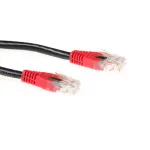 ACT must 10 meetri U/UTP CAT6 crossover patch-kaabel RJ45-pistikutega