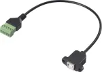 Renkforce USB 2.0 adapterkaabel[1x 2.0 pistikupesa B - 1x klemm&uuml;hendus] RF-6443972 30 cm (RF-6443972)