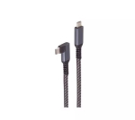 USB-C&ndash;USB-C kaabel ShiverPeaks BS14-75017, USB 3.2 Gen 2 (10 Gbit/s), 2 m, must/valge