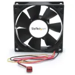StarTech.com 80x25mm topeltkuullaagriga arvuti korpuse ventilaator TX3 pistikuga